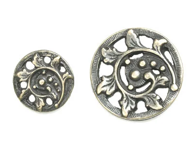 Metallknopf Keltenornament, bronze, 24 mm