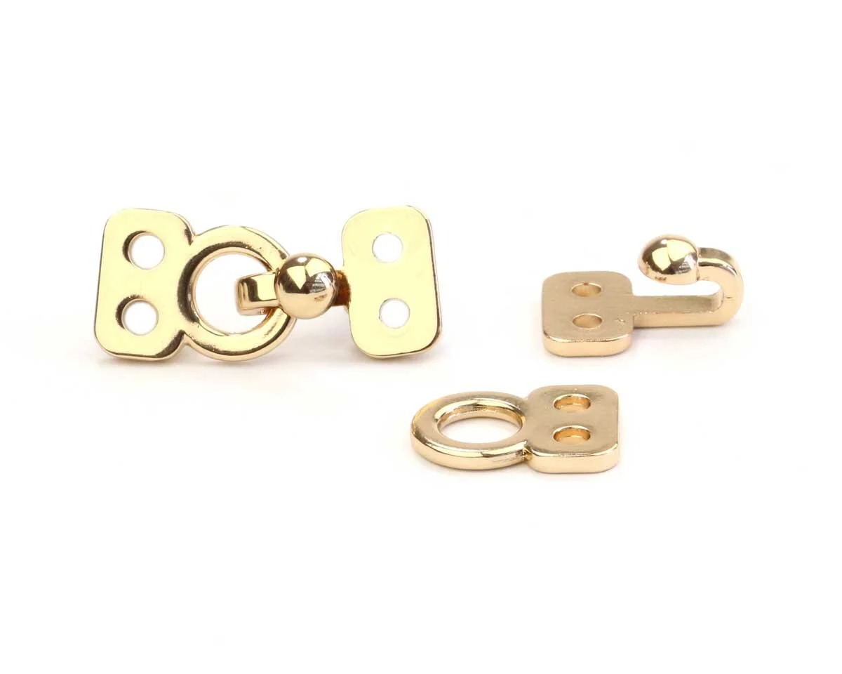 Metallverschluß DORADO, 2 Teile, gold