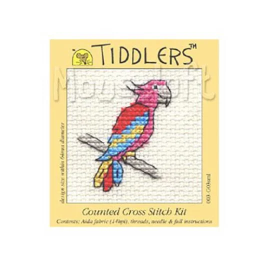 Mouseloft Tiddlers - Red Parrot (Stickpackung)
