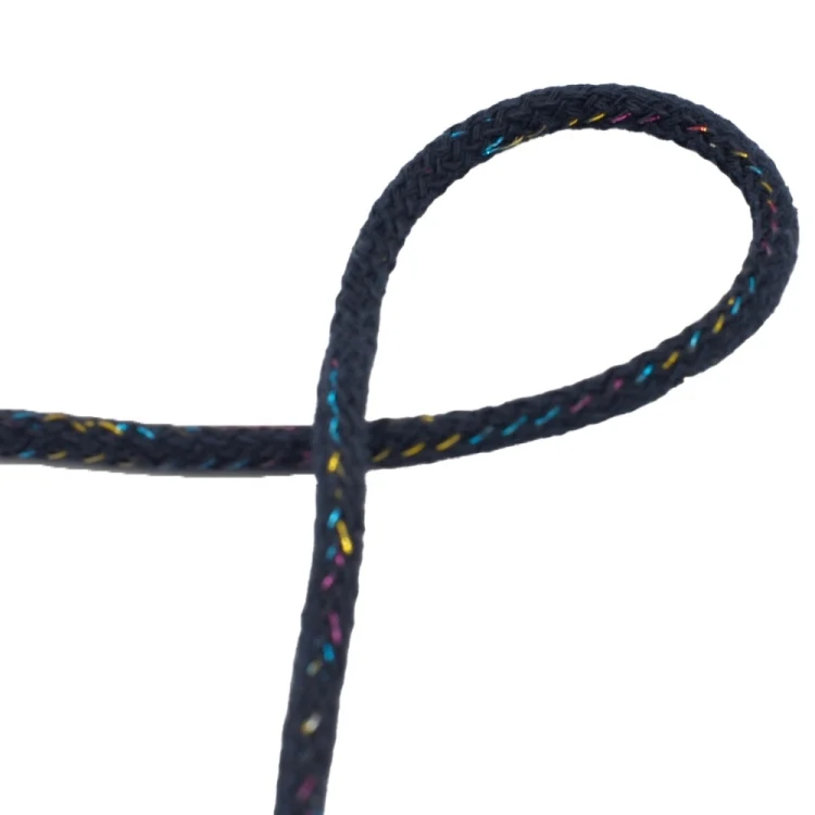 Multicolor Glitzerkordel 5mm, marine