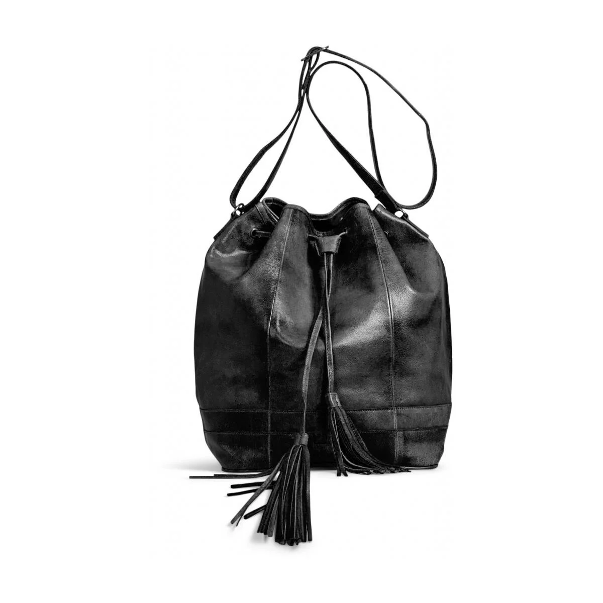 muud Marina Ledertasche schwarz