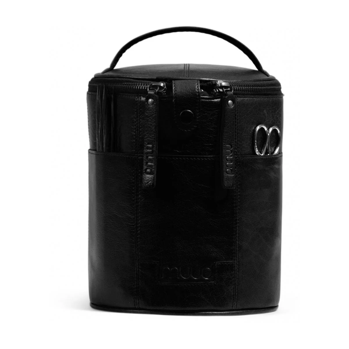 muud Saturn Ledertasche schwarz