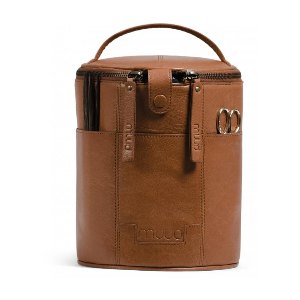 muud Saturn Ledertasche whisky
