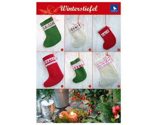 Nähanleitung WINTERSTIEFEL, 2 Größen, acufactum