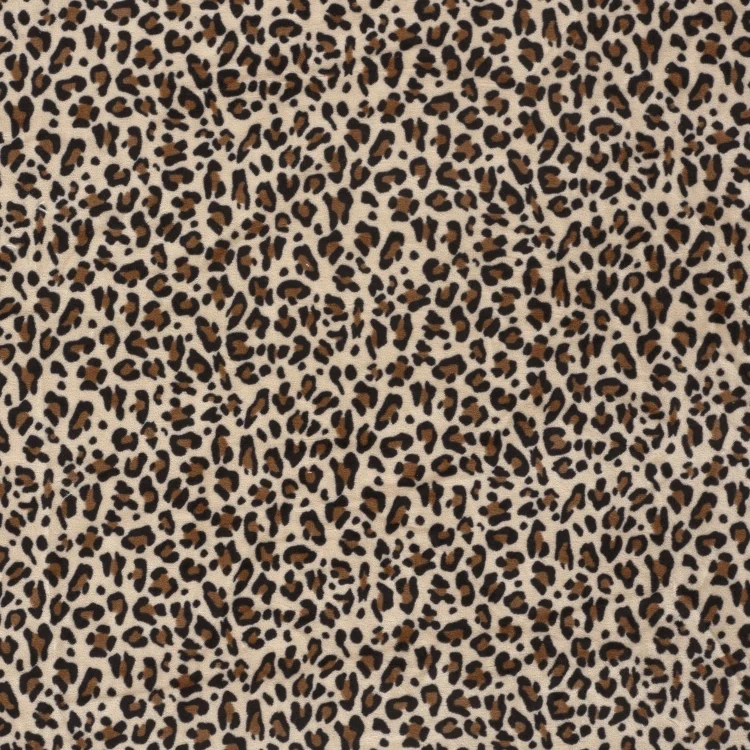 Nickistoff Animal Print, beige