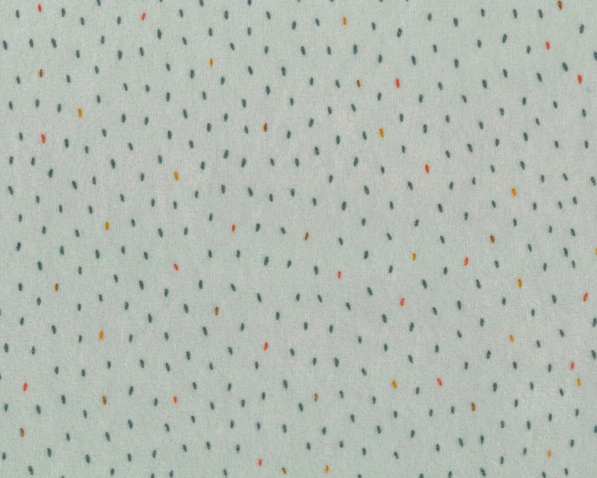 Nickistoff STRIPES, Strichel, eisblau
