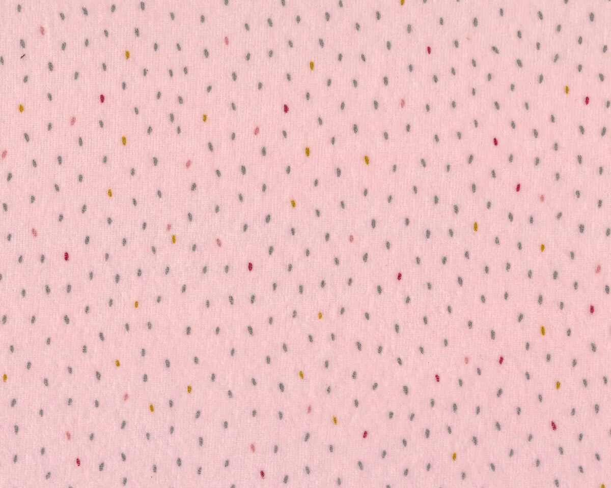 Nickistoff STRIPES, Strichel, rosa