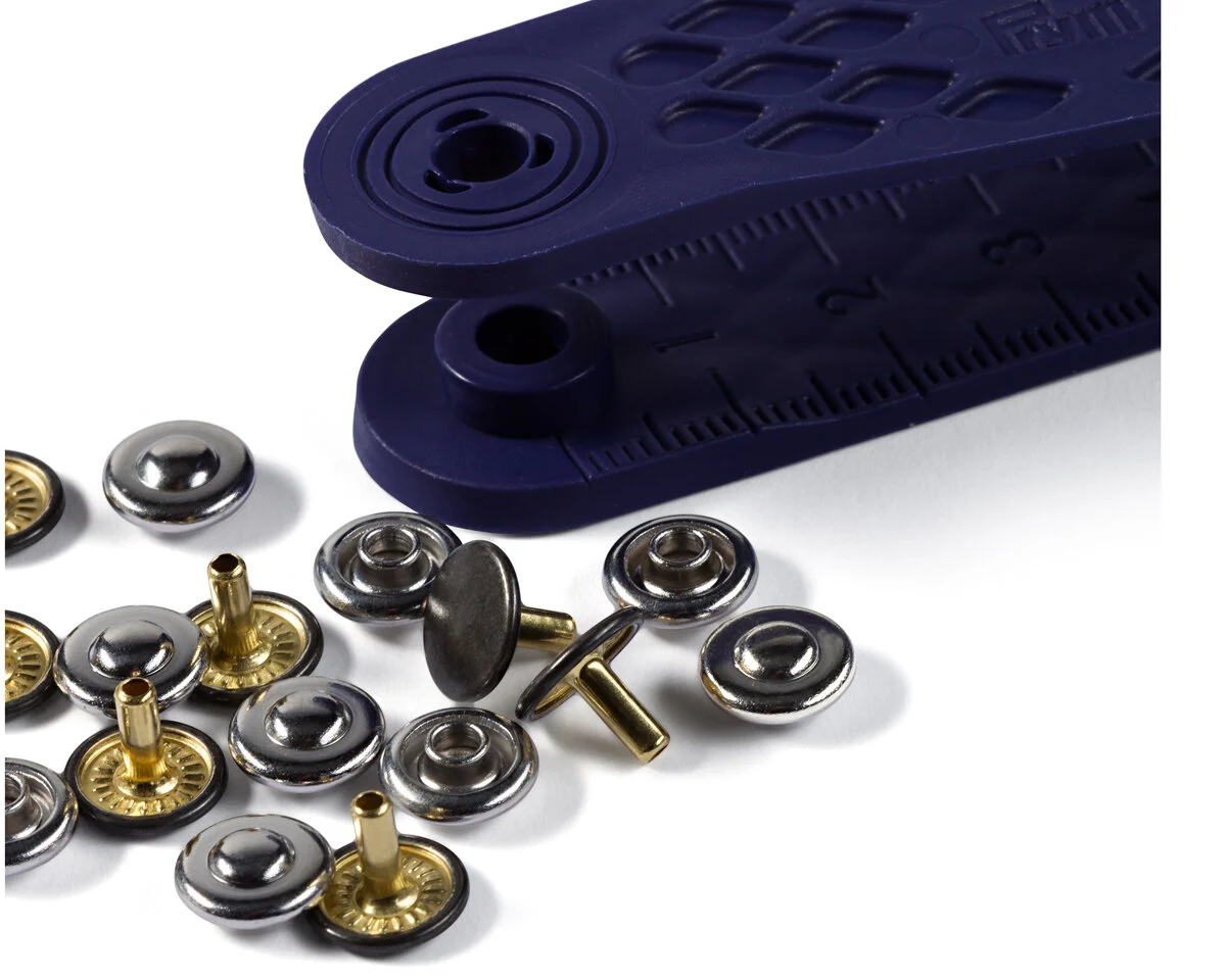 Nieten, silber-alteisen, 9 mm, Prym