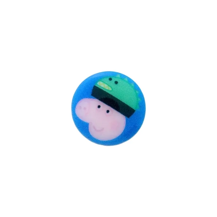 Ösenknopf Peppa Wutz, 15 cm, blau
