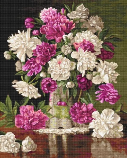 Luca-S - Red and White Peonies - Ausverkauf