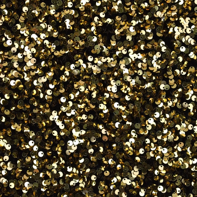 Pailletten Samt, gold