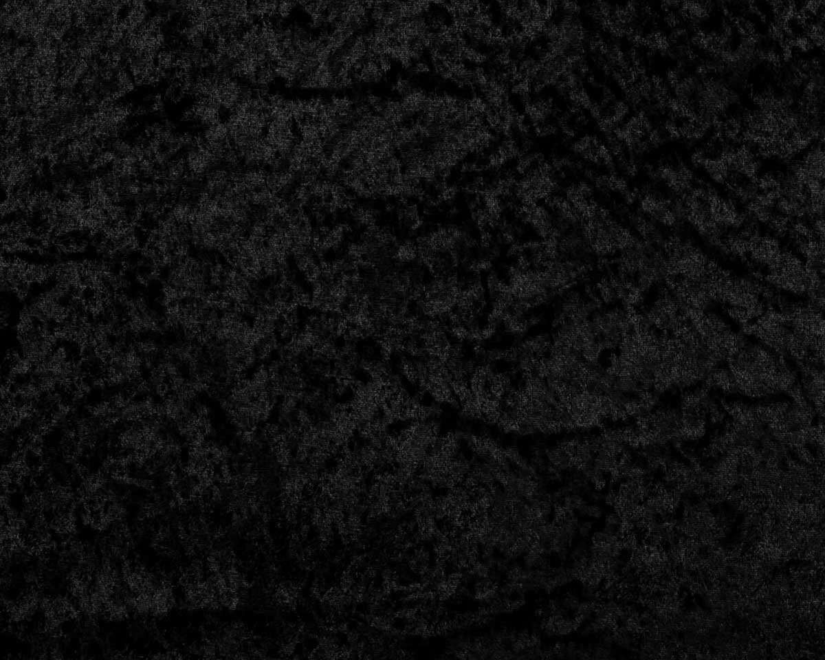 Pannesamt, schwarz