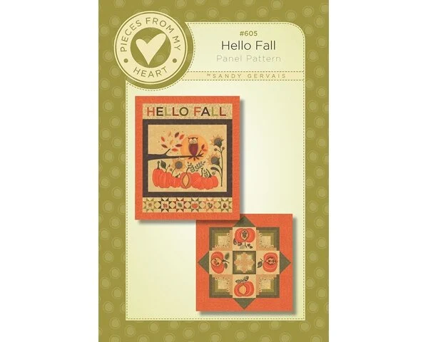 Patchwork-Anleitung MODA HELLO FALL, Panel Pattern, Moda Fabrics