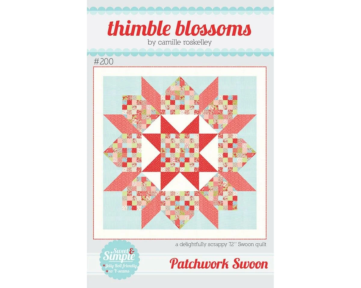 Patchwork-Anleitung PATCHWORK SWOON, Quilt, Moda Fabrics