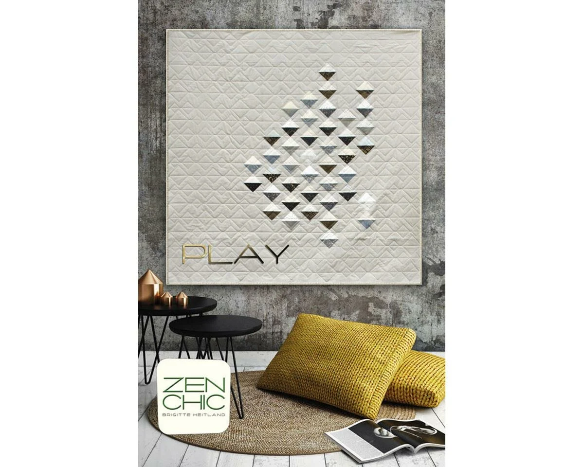 Patchwork-Anleitung PLAY, Quilt, Moda Fabrics