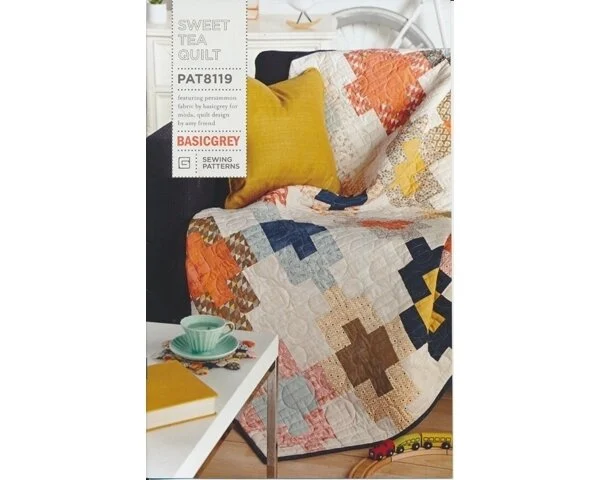 Patchwork-Anleitung SWEET TEA, Quilt, Moda Fabrics