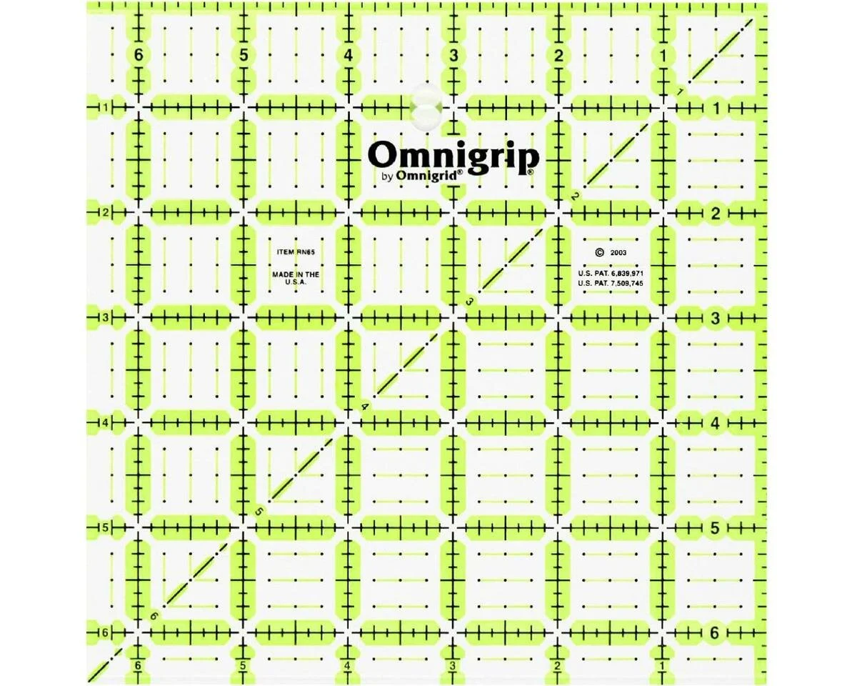 Patchwork-Lineal OMNIGRIP, 12,5 x 12,5 inch