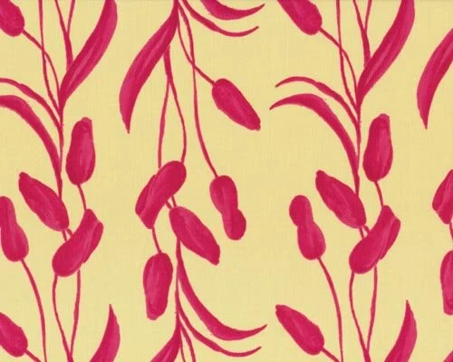 Patchworkserie "Treetop Fancy" mit Rohrbomben-Streifen, elfenbein-pink