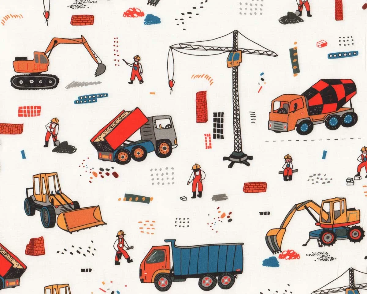 Patchworkstoff BUILD, BANG, BOOM, Baustelle, Robert Kaufmann