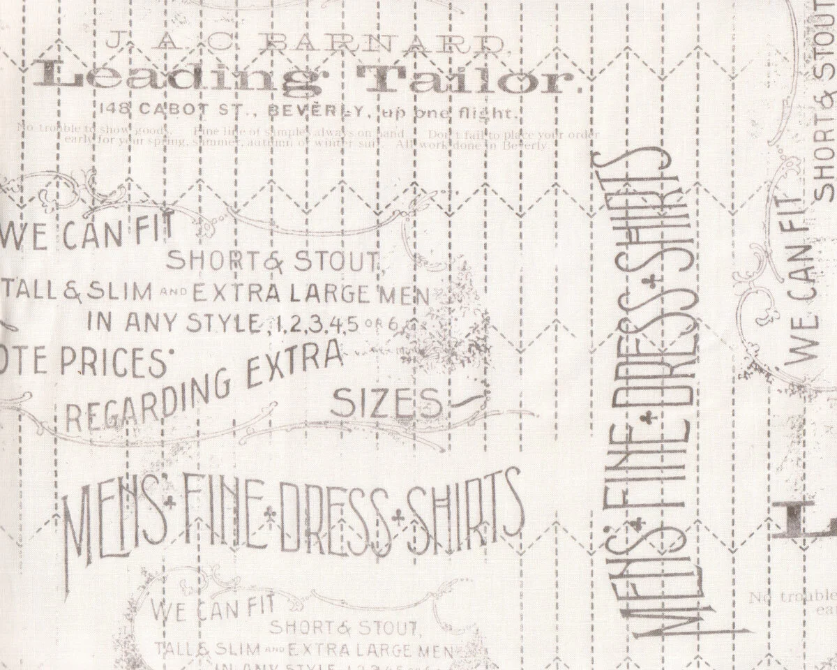 Patchworkstoff ECLECTIC ELEMENTS, Schneider-Schrift, Tim Holtz