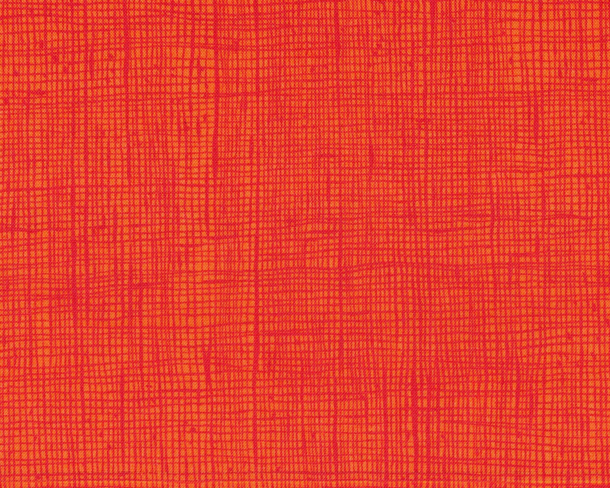 Patchworkstoff HEATH, Strichel-Karo, dunkelorange, Alexander Henry