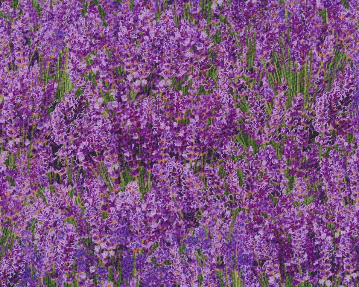 Patchworkstoff LANDSCAPE MEDLEY, Lavendel, Elizabeth's Studio