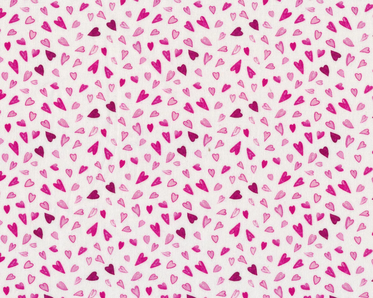 Patchworkstoff LOVE IS IN THE AIR, Herzen, Blank Quilting