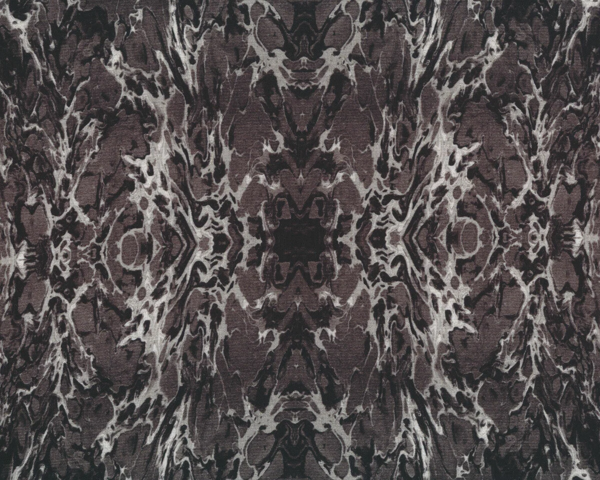 Patchworkstoff MARBLE ESSENCE, Marmormuster, anthrazit, In the Beginning