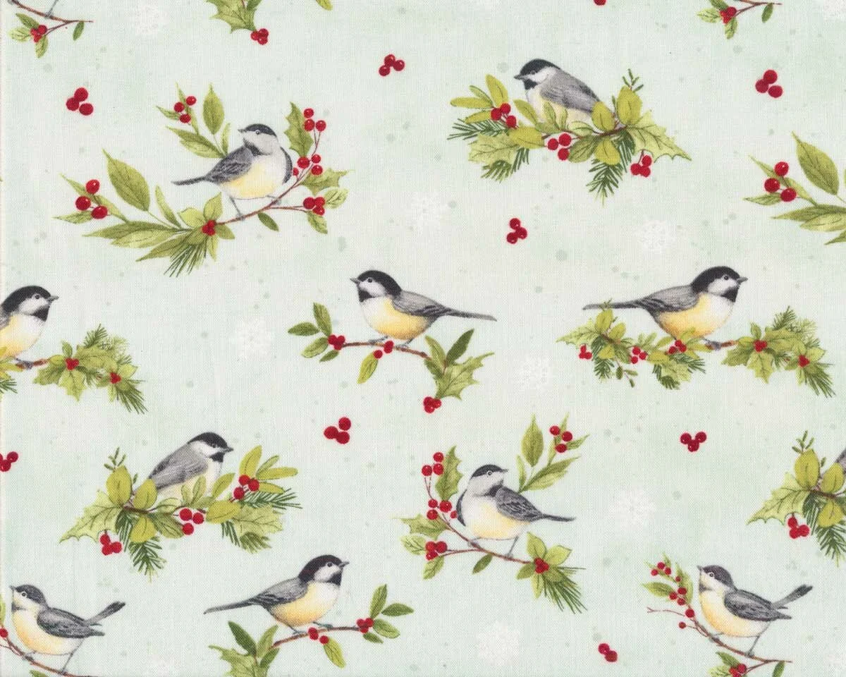 Patchworkstoff MEDLEY IN RED, Kohlmeise, Wilmington Prints