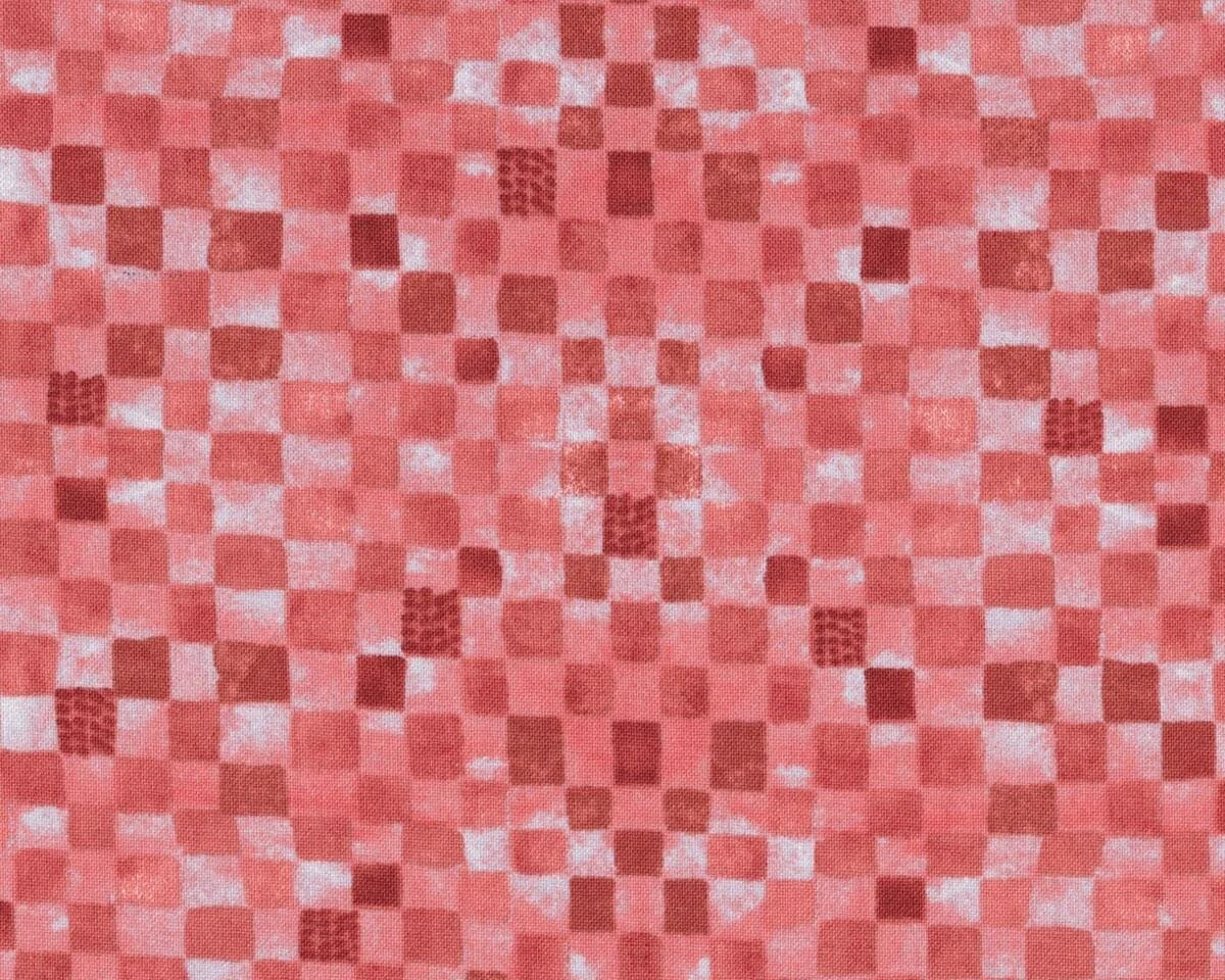 Patchworkstoff MERRY STITCHES, Mosaik-Karo, Cori Dantini