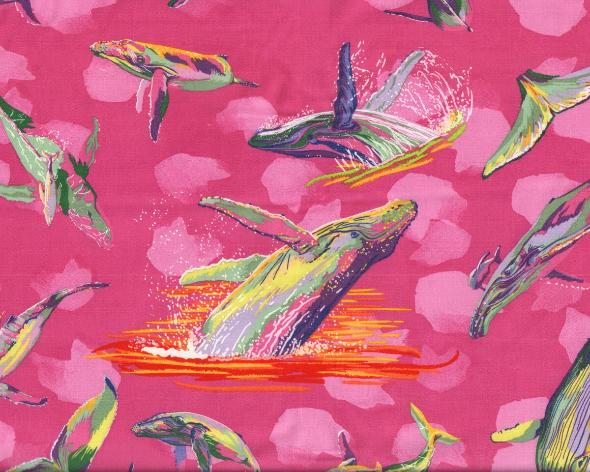 Patchworkstoff MIGRATION, Pottwale, Lorraine Turner