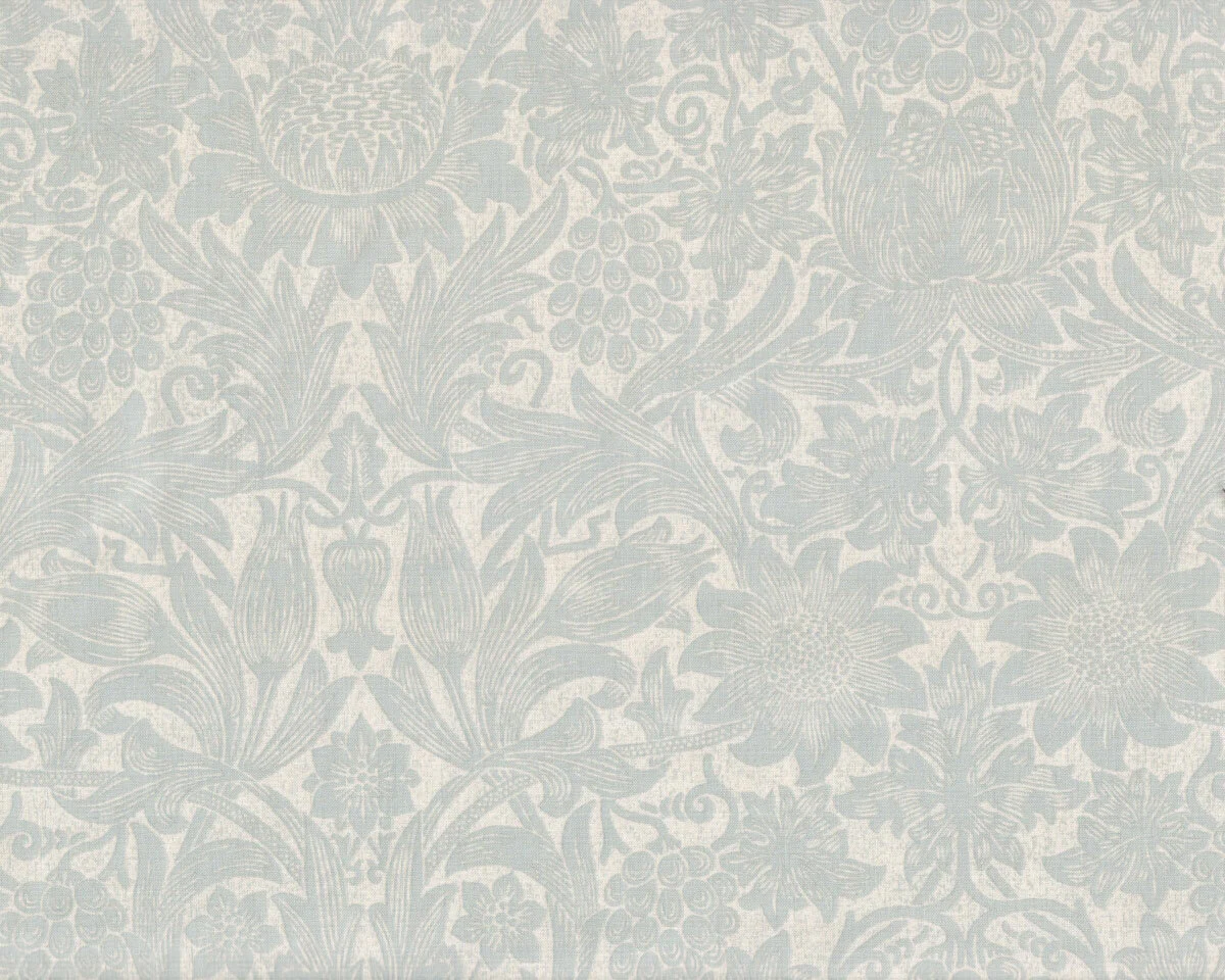 Patchworkstoff MINERAL, Sonnenblumen, hellgrau, Morris & Co.