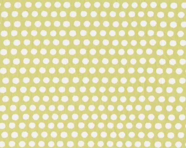 Patchworkstoff Organic Cotton GOTS, FOX HOLLOW mit Punkte-Kreisen, helles apfelgrün-weiß