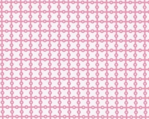Patchworkstoff PILLOW & MAXFIELD mit Ring-Karo-Muster, rosa