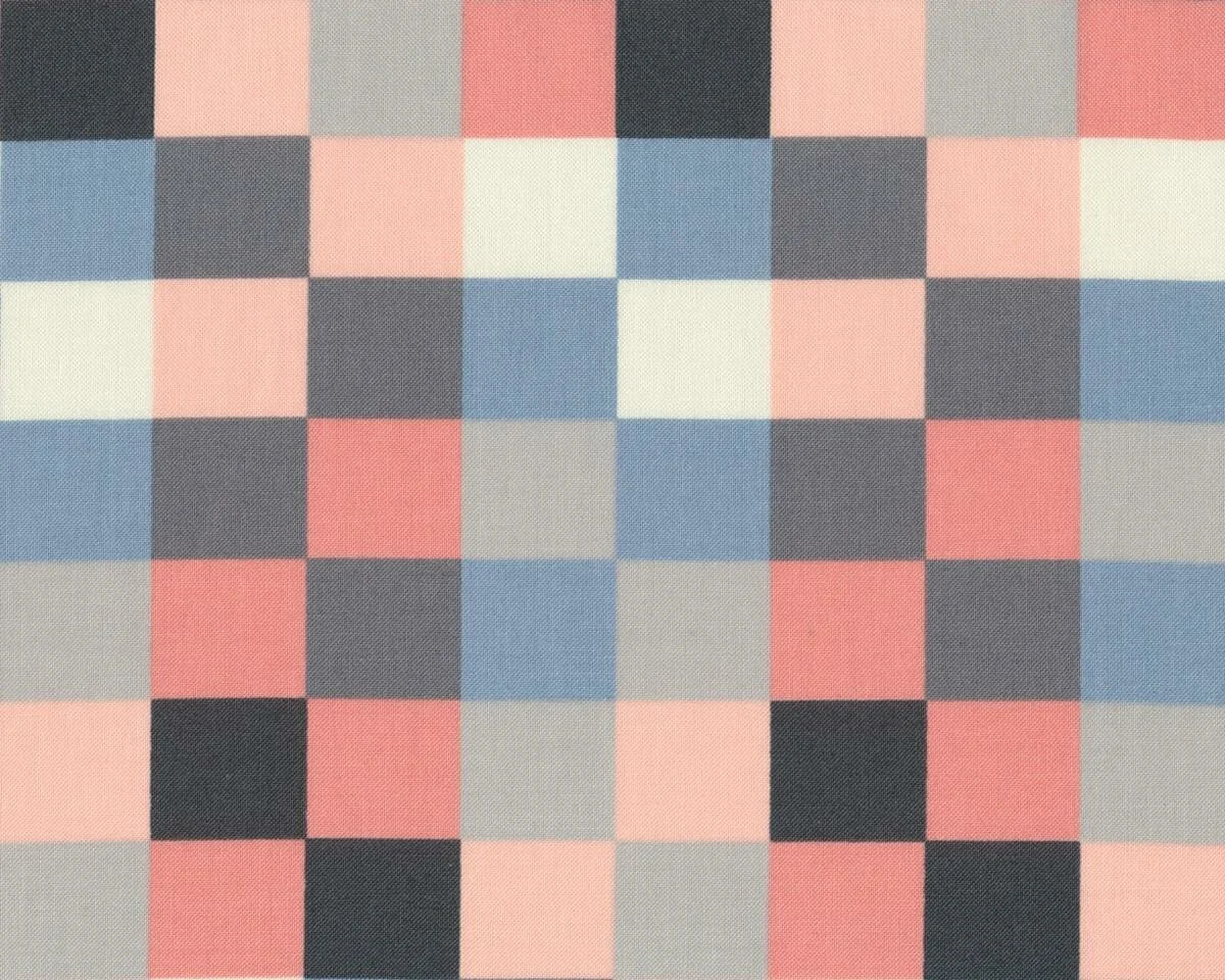 Patchworkstoff SERENITY, Karo-Muster, altrosa-grau, Moda Fabrics
