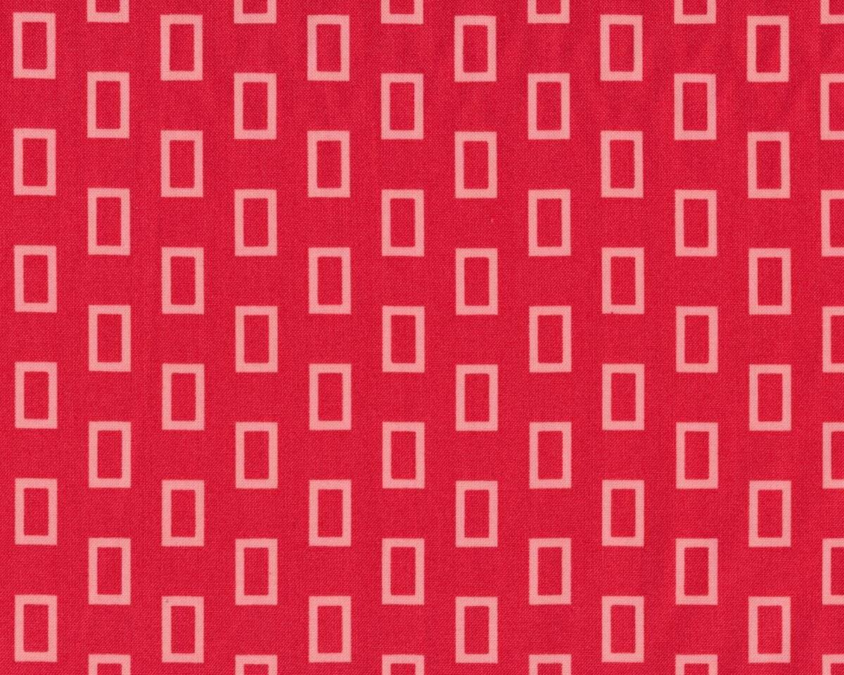 Patchworkstoff SIMPLY COLORFUL, Rechtecke, rot, Moda Fabrics