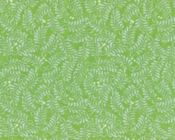 Patchworkstoff SOLSTICE, feine Blattranken, hellgrün, Moda Fabrics