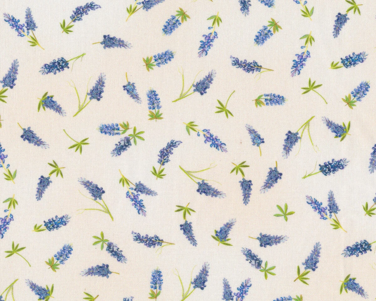 Patchworkstoff TEXAS IN BLOOM, Lavendel, Robert Kaufmann