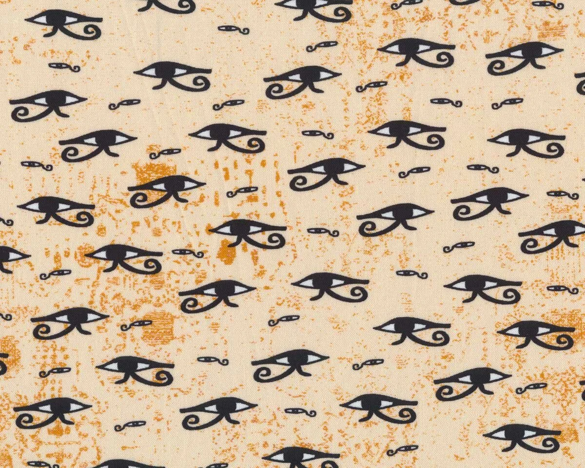 Patchworkstoff THE EYE OF EGYPT, ägyptisches Auge