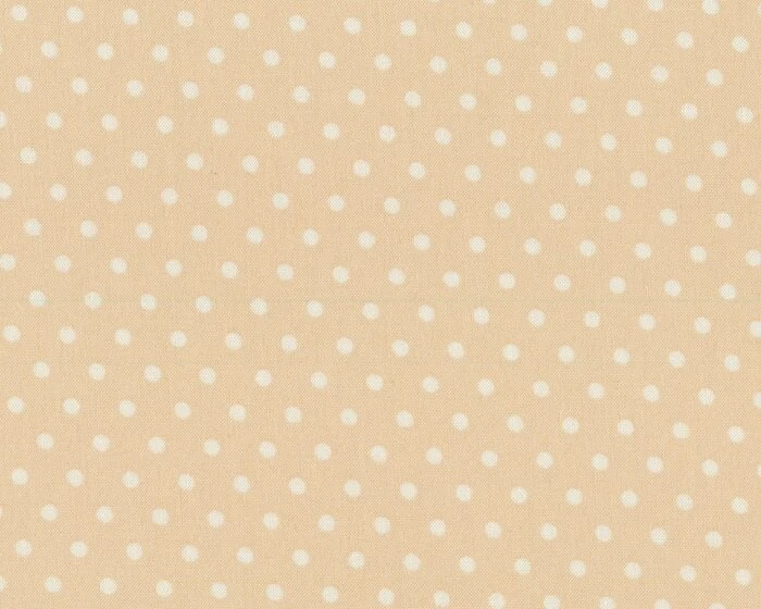 Patchworkstoff TIMBERLAND CRITTERS, Punkte, beige