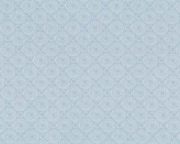 Patchworkstoff TWEET mit Kreis-Ringe, hellblau