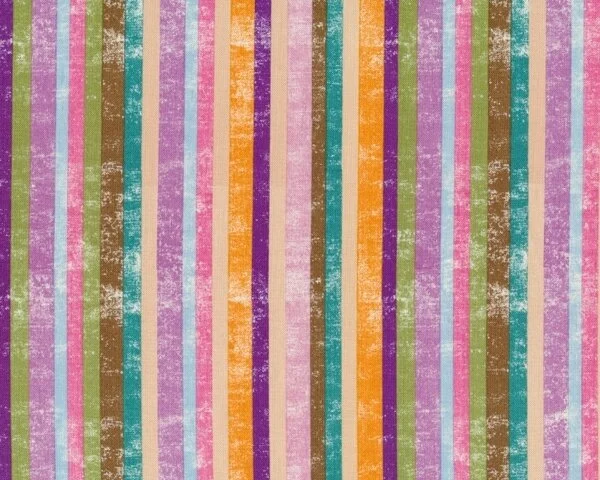 Patchworkstoff WOODLAND CRITTERS, Batik-Streifen, orange-lila
