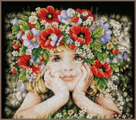 Lanarte - Girl with flowers
