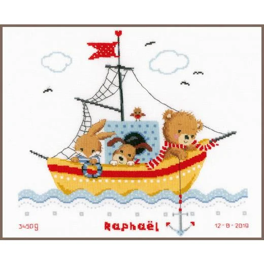 Vervaco - Geburtsbild Segelboot