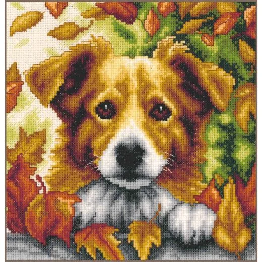 Vervaco - Hund im Herbst