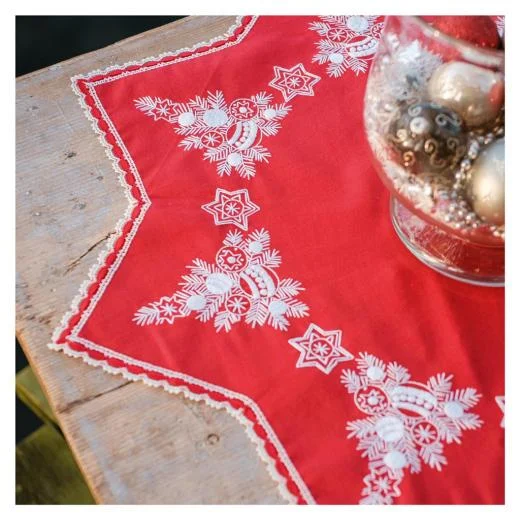 Vervaco - Tischdecke Weihnachtsbaum vorgedruckt