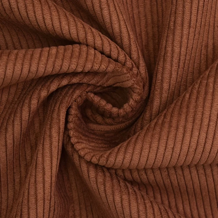 Polsterstoff Cord Fjord, terracotta