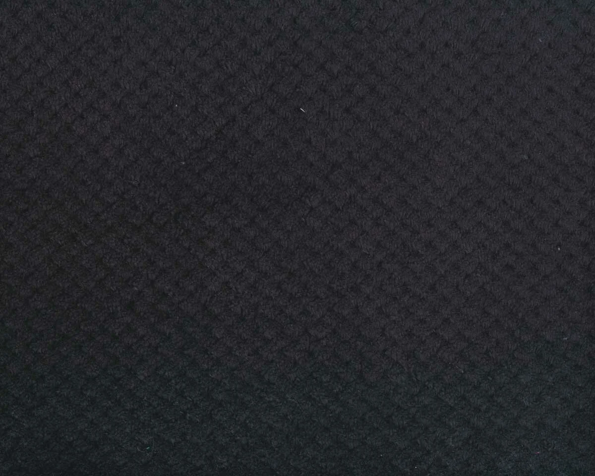 Polyester-Plüsch FLORIMON, schwarz, genoppt, Hilco