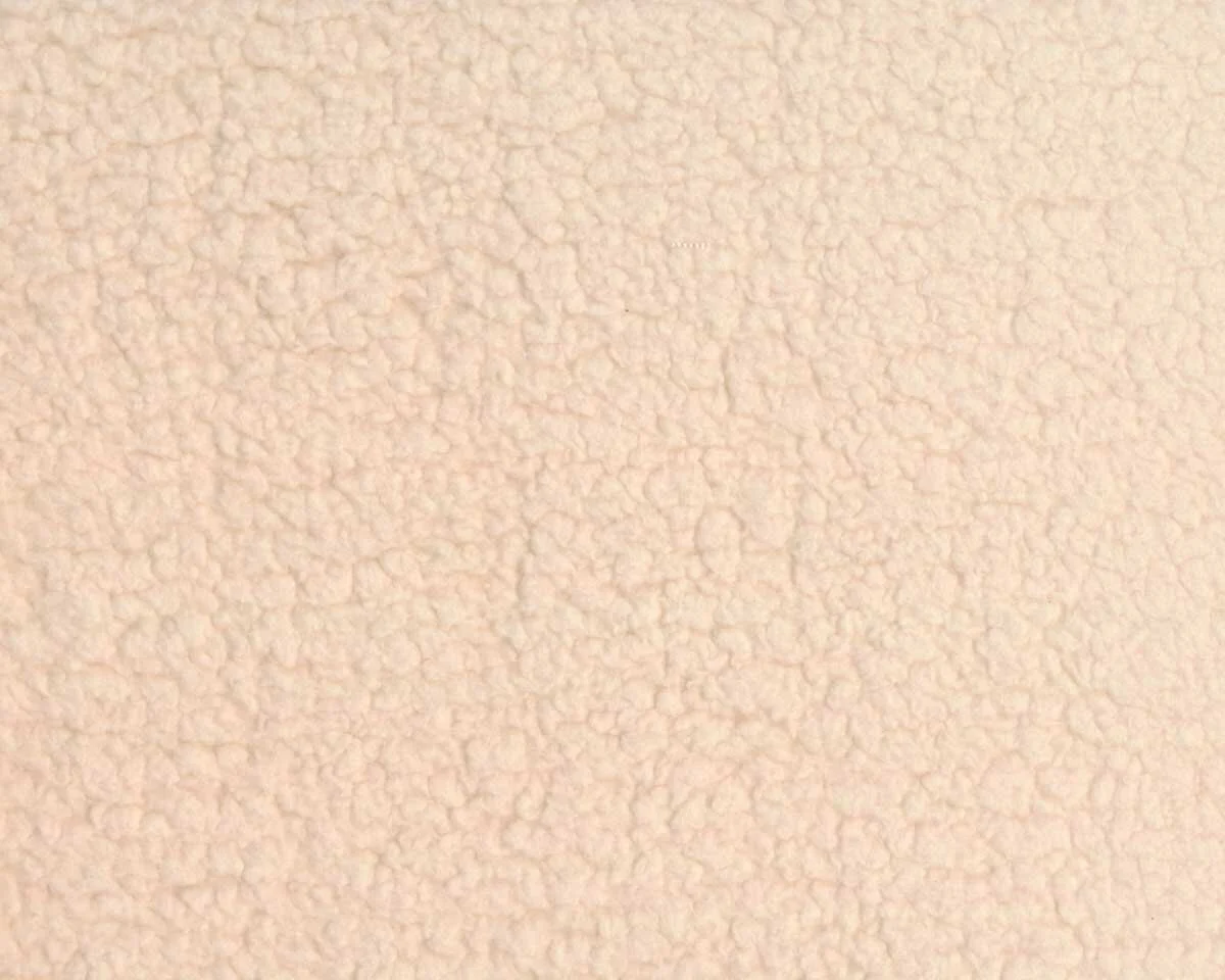 Polyester-Plüsch MONTE TOMBA, creme, Hilco