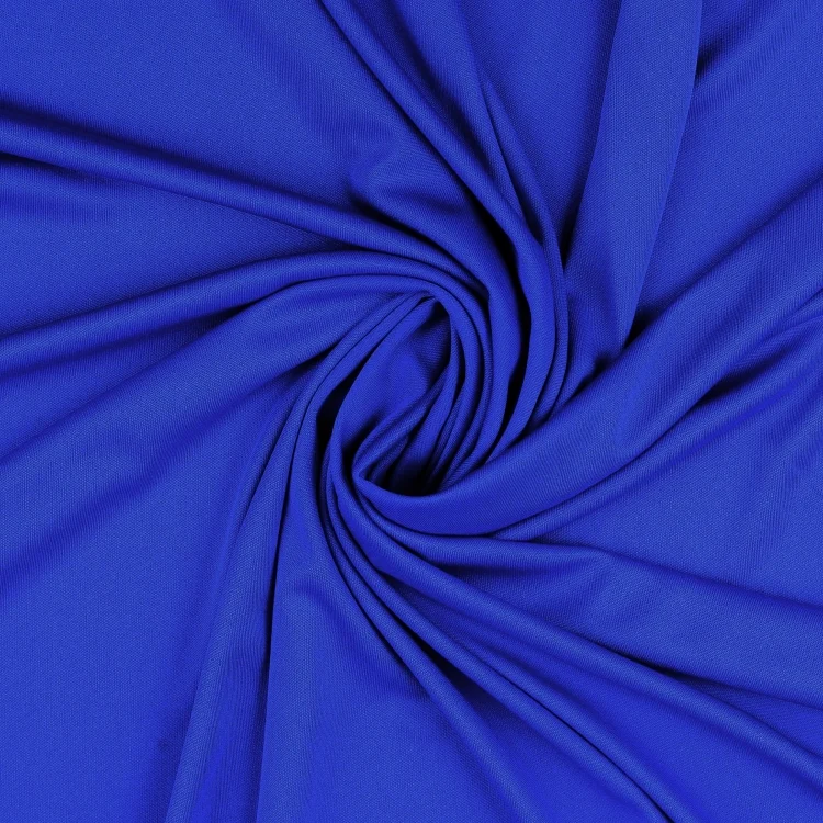 Polyesterjersey, royalblau